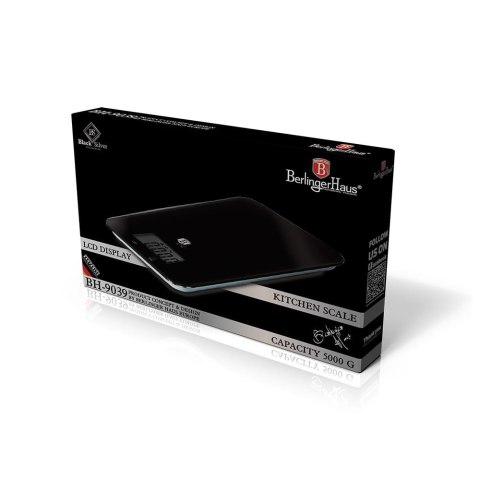 WAGA KUCHENNA ULTRA-SLIM BERLINGER HAUS BLACK SILVER BH-9039 WAGA KUCHENNA ULTRA-SLIM BERLINGER HAUS BLACK SILVER BH-9039