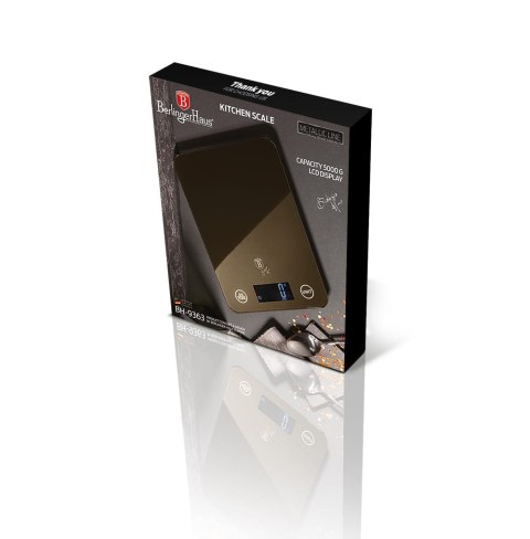 WAGA KUCHENNA ULTRA-SLIM BERLINGER HAUS SHINY BLACK BH-9363 WAGA KUCHENNA ULTRA-SLIM BERLINGER HAUS SHINY BLACK BH-9363