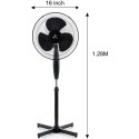 WENTYLATOR PODŁOGOWY 40CM 40W KINGCOOL KC-2124 CZARNY WENTYLATOR PODŁOGOWY 40CM 40W KINGCOOL KC-2124 CZARNY