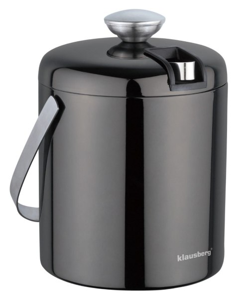 WIADERKO DO LODU 1.3L + SZCZYPCE POJEMNIK NA KOSTKI LODU KLAUSBERG KB-7656 GRAFITOWY WIADERKO DO LODU 1.3L + SZCZYPCE POJEMNIK NA KOSTKI LODU KLAUSBERG KB-7656 GRAFITOWY