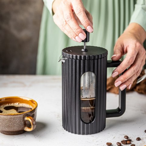 ZAPARZACZ DO HERBATY KAWY SZKLANY FRENCH PRESS 1000 ML CZARNY KLAUSBERG KB-7751 ZAPARZACZ DO HERBATY KAWY SZKLANY FRENCH PRESS 1000 ML CZARNY KLAUSBERG KB-7751