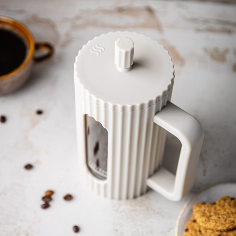 ZAPARZACZ DO HERBATY KAWY SZKLANY FRENCH PRESS 350 ML KREMOWY KLAUSBERG KB-7743 ZAPARZACZ DO HERBATY KAWY SZKLANY FRENCH PRESS 350 ML KREMOWY KLAUSBERG KB-7743