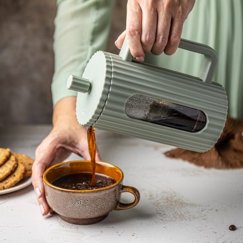 ZAPARZACZ DO HERBATY KAWY SZKLANY FRENCH PRESS 350 ML ZIELONY KLAUSBERG KB-7745 ZAPARZACZ DO HERBATY KAWY SZKLANY FRENCH PRESS 350 ML ZIELONY KLAUSBERG KB-7745