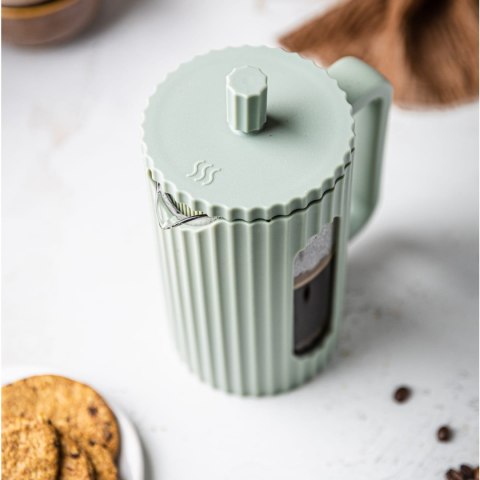 ZAPARZACZ DO HERBATY KAWY SZKLANY FRENCH PRESS 350 ML ZIELONY KLAUSBERG KB-7745 ZAPARZACZ DO HERBATY KAWY SZKLANY FRENCH PRESS 350 ML ZIELONY KLAUSBERG KB-7745