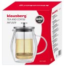 ZAPARZACZ DO KAWY/HERBATY 0,60L FRENCH PRESS KLAUSBERG KB-7683 ZAPARZACZ DO KAWY/HERBATY 0,60L FRENCH PRESS KLAUSBERG KB-7683