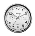 ZEGAR ŚCIENNY 30CM WILGOTNOŚCIOMIERZ + TERMOMETR KINGHOFF KH-5027 ZEGAR ŚCIENNY 30CM WILGOTNOŚCIOMIERZ + TERMOMETR KINGHOFF KH-5027