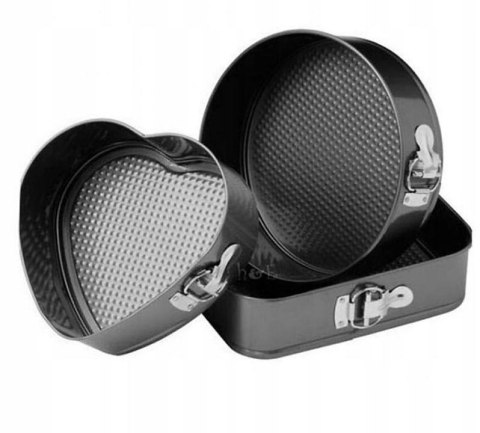 ZESTAW 3 FORM BLASZANYCH NON-STICK BRUNBESTE BB-1038 ZESTAW 3 FORM BLASZANYCH NON-STICK BRUNBESTE BB-1038