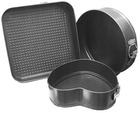 ZESTAW 3 FORM BLASZANYCH NON-STICK BRUNBESTE BB-1038 ZESTAW 3 FORM BLASZANYCH NON-STICK BRUNBESTE BB-1038