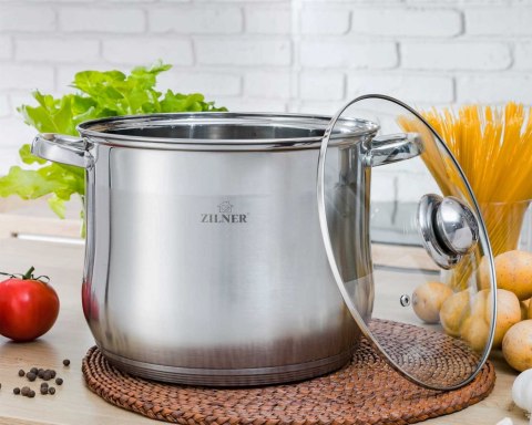 ZESTAW 3 GARNKÓW GASTRONOMICZNYCH 16 20 23L ZILNER ZL-7352 ZESTAW 3 GARNKÓW GASTRONOMICZNYCH 16 20 23L ZILNER ZL-7352