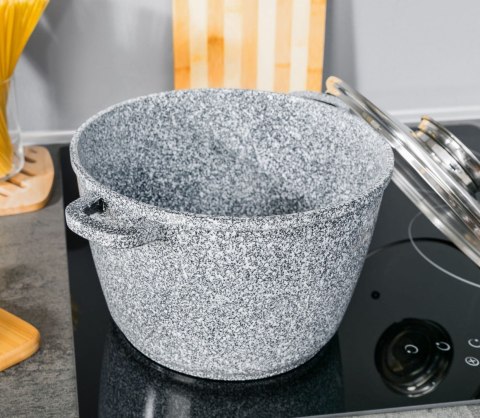 ZESTAW 3 GARNKÓW MARMUROWYCH 14L + 10L + 6.2L ZILNER GREY ZL-8557 ZESTAW 3 GARNKÓW MARMUROWYCH 14L + 10L + 6.2L ZILNER GREY ZL-8557