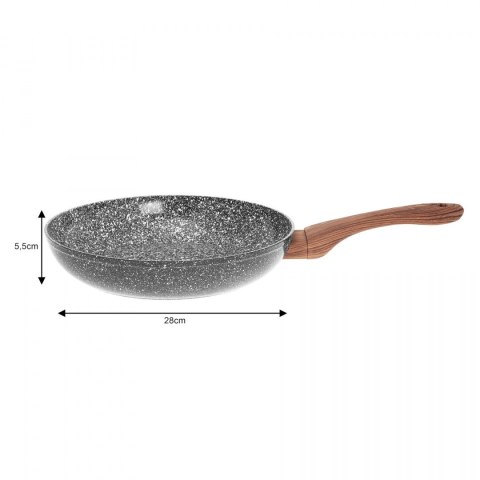 ZESTAW 3 PATELNI 20/24/28CM KiNGHOFF GRANIT WOOD KH-1030 ZESTAW 3 PATELNI 20/24/28CM KiNGHOFF GRANIT WOOD KH-1030