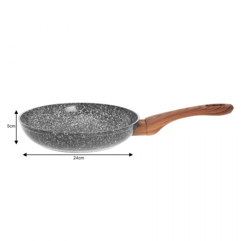 ZESTAW 3 PATELNI 20/24/28CM KiNGHOFF GRANIT WOOD KH-1030 ZESTAW 3 PATELNI 20/24/28CM KiNGHOFF GRANIT WOOD KH-1030