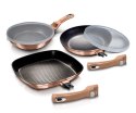 ZESTAW 3 PATELNI GRANITOWYCH Z ODPINANĄ RĄCZKĄ 5 ELE BERLINGER HAUS METALLIC LINE ROSE GOLD BH-7038 ZESTAW 3 PATELNI GRANITOWYCH Z ODPINANĄ RĄCZKĄ 5 ELE BERLINGER HAUS METALLIC LINE ROSE GOLD BH-7038