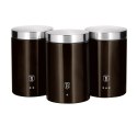 ZESTAW 3 POJEMNIKÓW KUCHENNYCH BERLINGER HAUS SHINY BLACK BH-6828 ZESTAW 3 POJEMNIKÓW KUCHENNYCH BERLINGER HAUS SHINY BLACK BH-6828