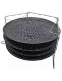 ZESTAW 4 FORM DO PIZZY ZE STELAŻEM KINGHOFF KH-1553 ZESTAW 4 FORM DO PIZZY ZE STELAŻEM KINGHOFF KH-1553