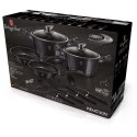 ZESTAW GARNKÓW Z POWŁ. GRANITOWĄ 10 EL. BERLINGER HAUS Carbon Pro BH-6917 ZESTAW GARNKÓW Z POWŁ. GRANITOWĄ 10 EL. BERLINGER HAUS Carbon Pro BH-6917