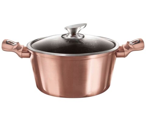 ZESTAW GARNKÓW Z POWŁOKĄ GRANITOWĄ 15 EL. ZILNER ROSEGOLD ZL-8517 ZESTAW GARNKÓW Z POWŁOKĄ GRANITOWĄ 15 EL. ZILNER ROSEGOLD ZL-8517