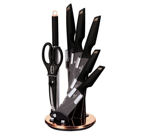 ZESTAW NOŻY 8 ELE. BERLINGER HAUS BLACK ROSE GOLD BH-2692 ZESTAW NOŻY 8 ELE. BERLINGER HAUS BLACK ROSE GOLD BH-2692