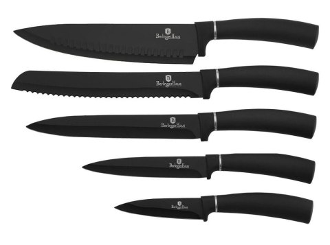 ZESTAW NOŻY Z DESKĄ 6-EL. BERLINGER HAUS BLACK SILVER BH-2549 ZESTAW NOŻY Z DESKĄ 6-EL. BERLINGER HAUS BLACK SILVER BH-2549