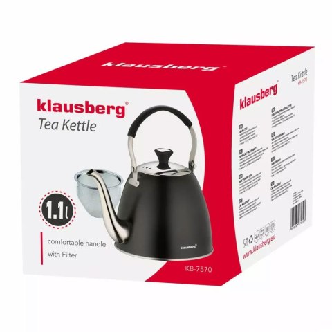 CZAJNICZEK Z ZAPARZACZEM 1.1L DO HERBATY ZIÓŁ KLAUSBERG KB-7570 CZAJNICZEK Z ZAPARZACZEM 1.1L DO HERBATY ZIÓŁ KLAUSBERG KB-7570