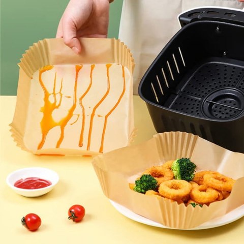 WKŁADY PAPIEROWE DO FRYTKOWNICY KWADRATOWE 20CM 100 SZTUK KLAUSBERG KB-7782 WKŁADY PAPIEROWE DO FRYTKOWNICY KWADRATOWE 20CM 100 SZTUK KLAUSBERG KB-7782