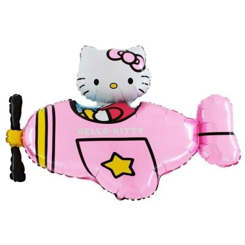Balon Foliowy - Hello Kitty samolot 100 cm Grabo Balon Foliowy - Hello Kitty samolot 100 cm Grabo