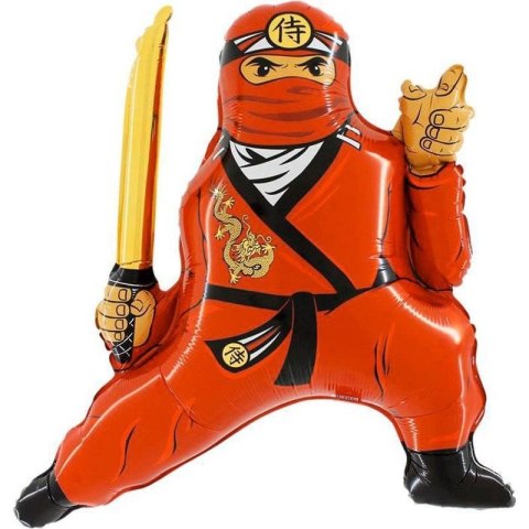 Balon Foliowy - Ninja Czerwony Balon Foliowy - Ninja Czerwony