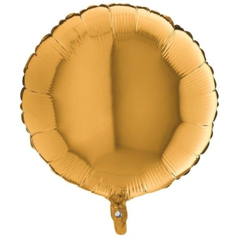 Balon Foliowy - Okrągły Złoty, 46 cm Grabo, pakowane Balon Foliowy - Okrągły Złoty, 46 cm Grabo, pakowane