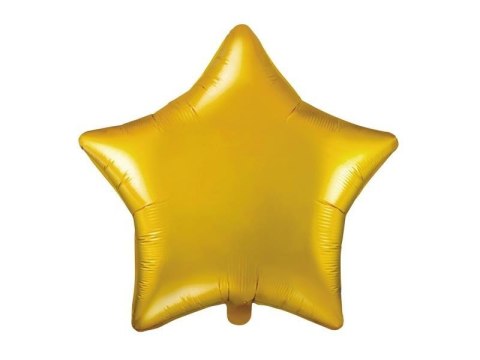 Balon foliowy Gwiazda, 48cm, złota gwiazdka Balon foliowy Gwiazda, 48cm, złota gwiazdka