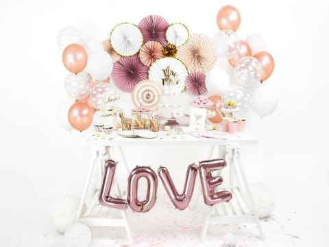 Balon foliowy Litera V, 35cm, Rose Gold różowe złoto Balon foliowy Litera V, 35cm, Rose Gold różowe złoto