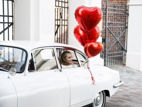 Balon foliowy Serce XXL, 61cm, Czerwone Balon foliowy Serce XXL, 61cm, Czerwone