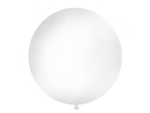 Balon lateksowy Gigant, Biały, Pastel White, 1m, 1 szt. Balon lateksowy Gigant, Biały, Pastel White, 1m, 1 szt.