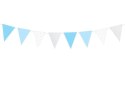 Girlanda Birthday - Błękitne Flagietki, 1,3m