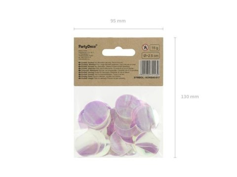 Konfetti Kółka, opalizujący, 15g Konfetti Kółka, opalizujący, 15g