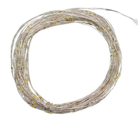 Lampki LED, Kolorowe, na druciku, 100 diod Lampki LED, Kolorowe, na druciku, 100 diod