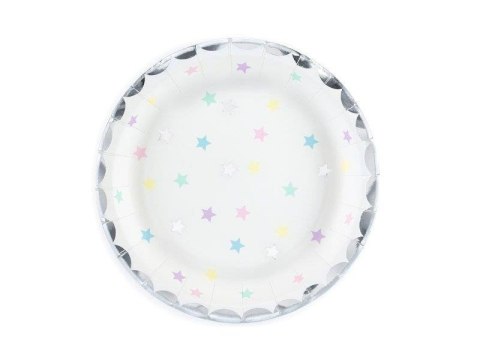 Talerzyki Jednorożec - Gwiazdki, 18 cm (1 op. / 6 szt.) Talerzyki Jednorożec - Gwiazdki, 18 cm (1 op. / 6 szt.)