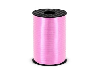 Wstążka plastikowa, jasny róż, 5mm/225m