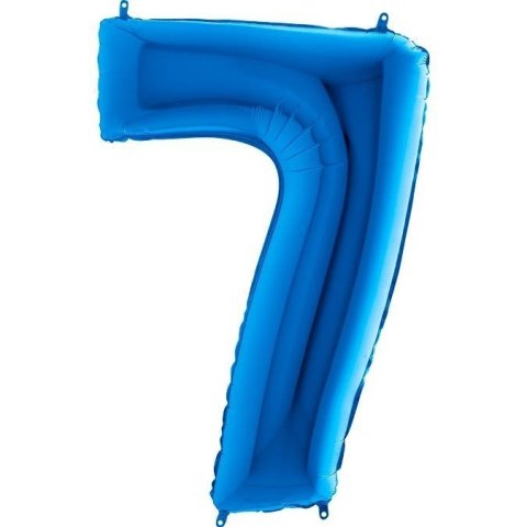 Balon Foliowy Cyfra 7 Niebieska - 102 cm Grabo Balon Foliowy Cyfra 7 Niebieska - 102 cm Grabo