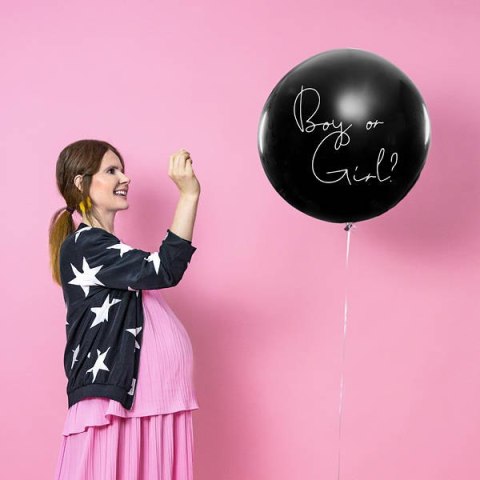 Balon Gigant Gender Reveal - Dziewczynka, 1m Balon Gigant Gender Reveal - Dziewczynka, 1m