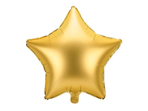Balon foliowy Gwiazda, złota 48cm Balon foliowy Gwiazda, złota 48cm