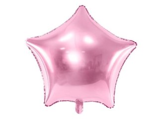 Balon foliowy Gwiazdka jasny różowy, 48cm