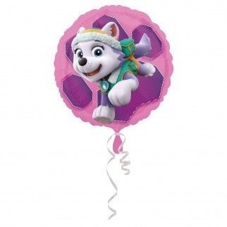 Balon foliowy Psi Patrol, Niebo & Everest, 43 cm Balon foliowy Psi Patrol, Niebo & Everest, 43 cm