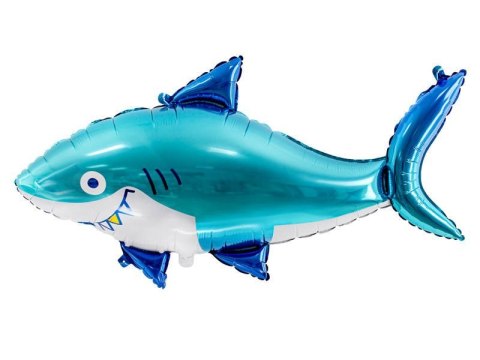 Balon foliowy Rekin Shark, 103x63cm Balon foliowy Rekin Shark, 103x63cm