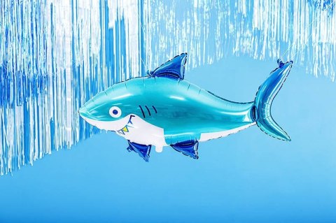 Balon foliowy Rekin Shark, 103x63cm Balon foliowy Rekin Shark, 103x63cm