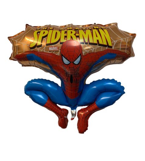 Balon foliowy - Spiderman, 53 cm złoty Balon foliowy - Spiderman, 53 cm złoty