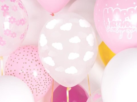 Balony 30cm, Chmurki, Crystal Clear (1 op. / 6 szt.) Balony 30cm, Chmurki, Crystal Clear (1 op. / 6 szt.)