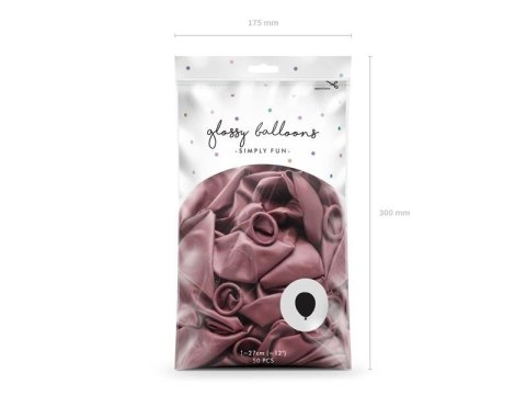 Balony Glossy Rose Gold, różowo-złoty chrom, 30cm, 50 szt. Balony Glossy Rose Gold, różowo-złoty chrom, 30cm, 50 szt.