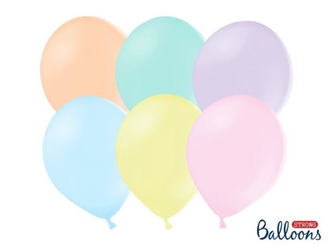Balony lateksowe Strong, Kolorowe, Pastel Mix, 30 cm, 10 szt. Balony lateksowe Strong, Kolorowe, Pastel Mix, 30 cm, 10 szt.