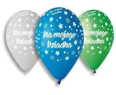 Balony lateksowe, dla mojego Dziadka, 32,5 cm, 5 szt. Balony lateksowe, dla mojego Dziadka, 32,5 cm, 5 szt.