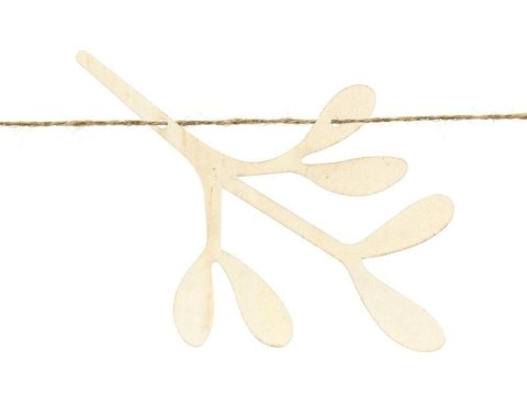 Drewniana girlanda Jemioła, 127cm Drewniana girlanda Jemioła, 127cm